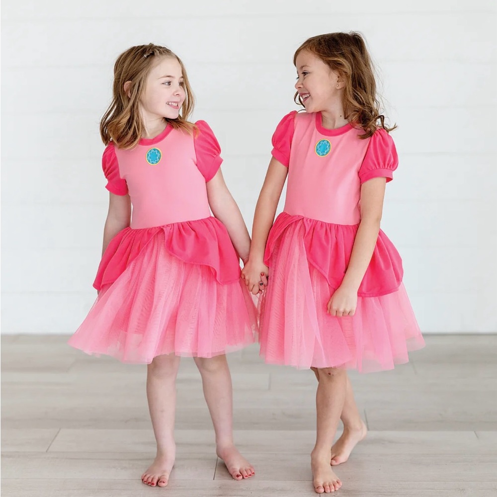 Taylor Joelle Princess Peach dress 4T